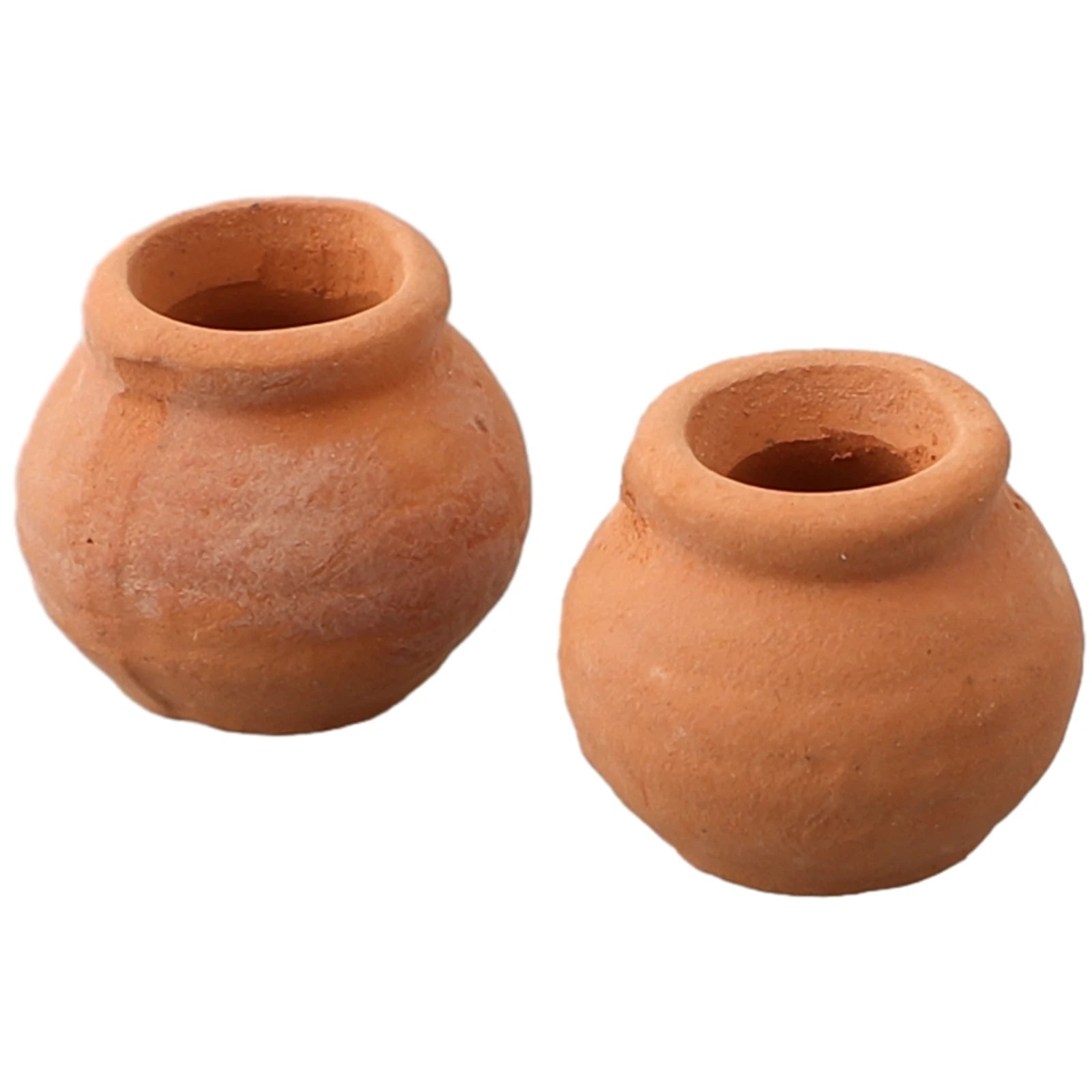 2PCS Mini Flower Pots Ceramic Clay Succulent Plants Pot For Plant Wedding Decoration Craft Handicrafts Garden Orchards Home