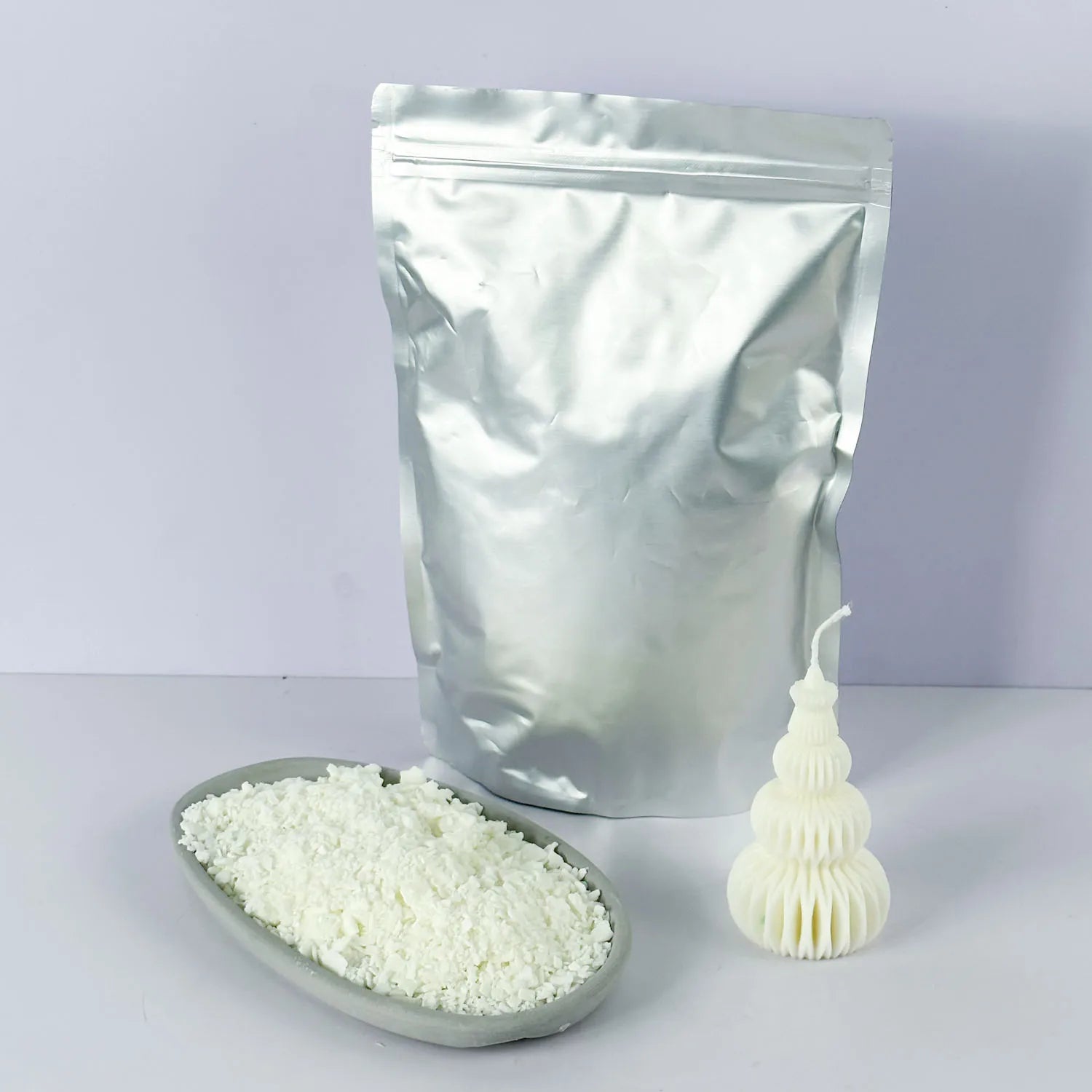 250g/500g Natural Soy Wax Granular DIY Candle Making Supplies Scented Candle Raw Material Smokeless Candle Wicks Making Crafts