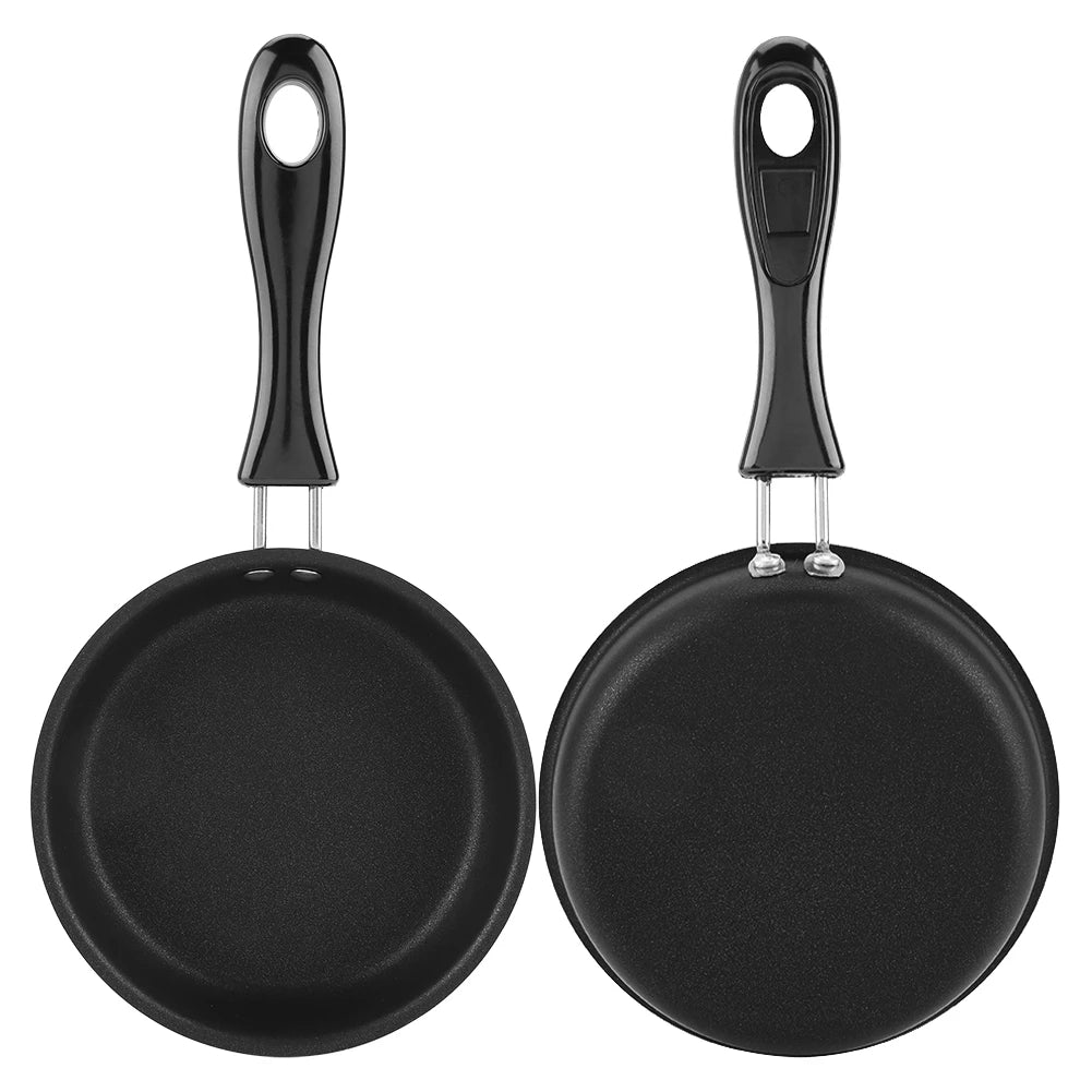 12cm Pan Frying Egg Skillet Pot Mini Cooking Omelette Pans Nonstick Saucepan Fry Omelet Cast Pancake Pots Kitchen Cookware