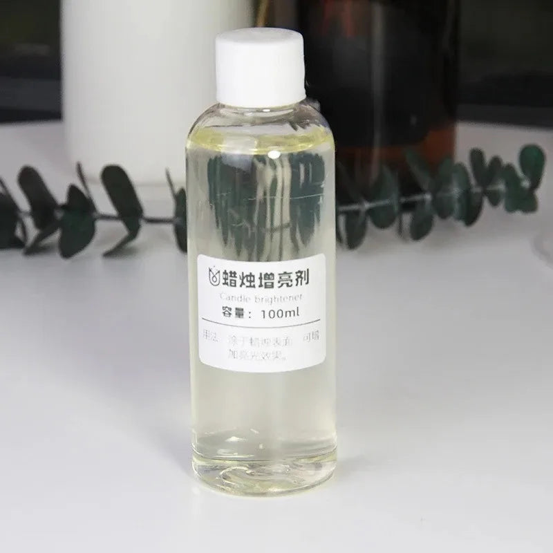 100ml/bottle Candle Gloss Making Materials Mirror Bright Oil Candle Surface Without Flame Retardant Brightener DIY Aromatherapy
