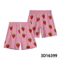 2026 Summer Loose Strawberry Shorts Mayonnaise Beach Shorts Men Swim Trunks Drawstring Waist Quick Dry Cartoon Pants Streetwear