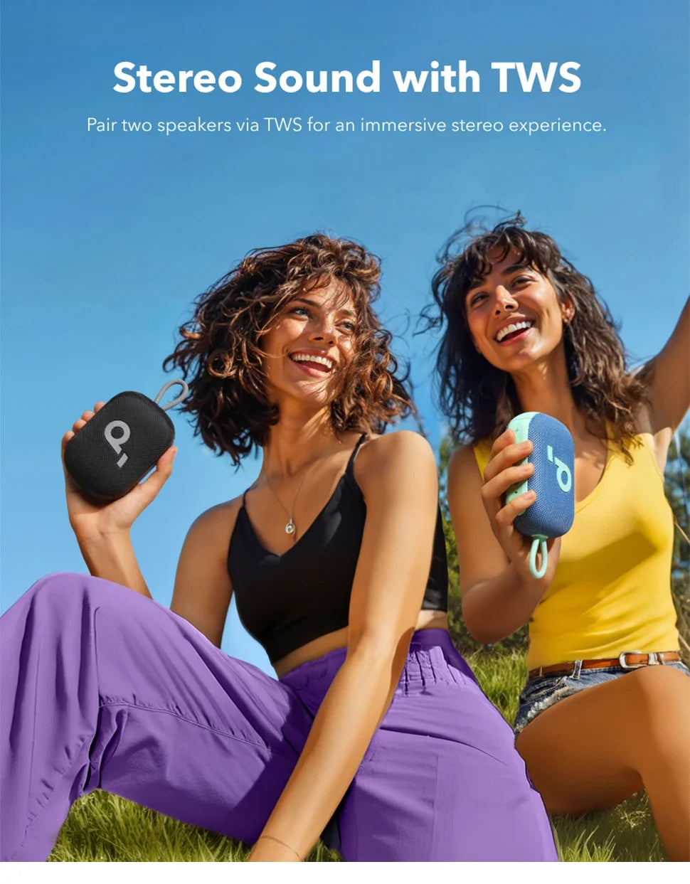 Bluetooth Speaker 4 Go, Ultra Portable Mini Bass, Up to 20 Hours of Playtime, IP67 Waterproof Dustproof, Floatable Audio Device