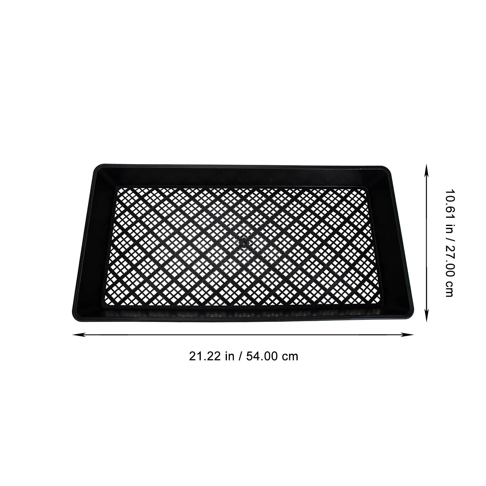 6Pcs Microgreens Growing Trays Sturdy Plant Nursery Plate for Seed Germination Reusable Sowing Tray with High Bearing Capacity
