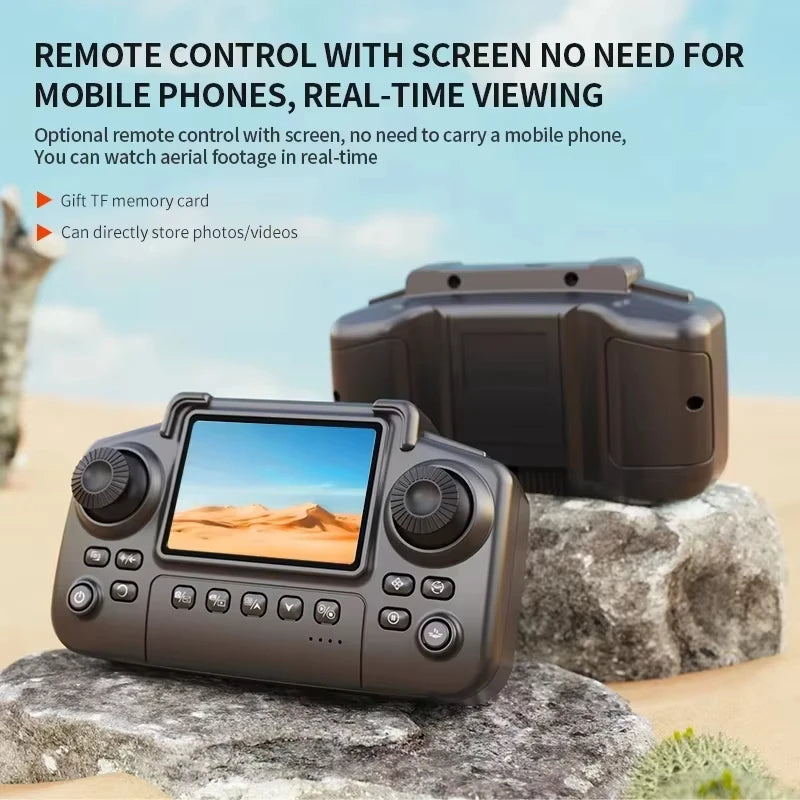 Drones Toys Gifts 8K HD Dual Camera 2026 E88 Plus Mini Foldable GPS Brushless Motor Obstacle Avoidance RC Quadcopter LED For IOS