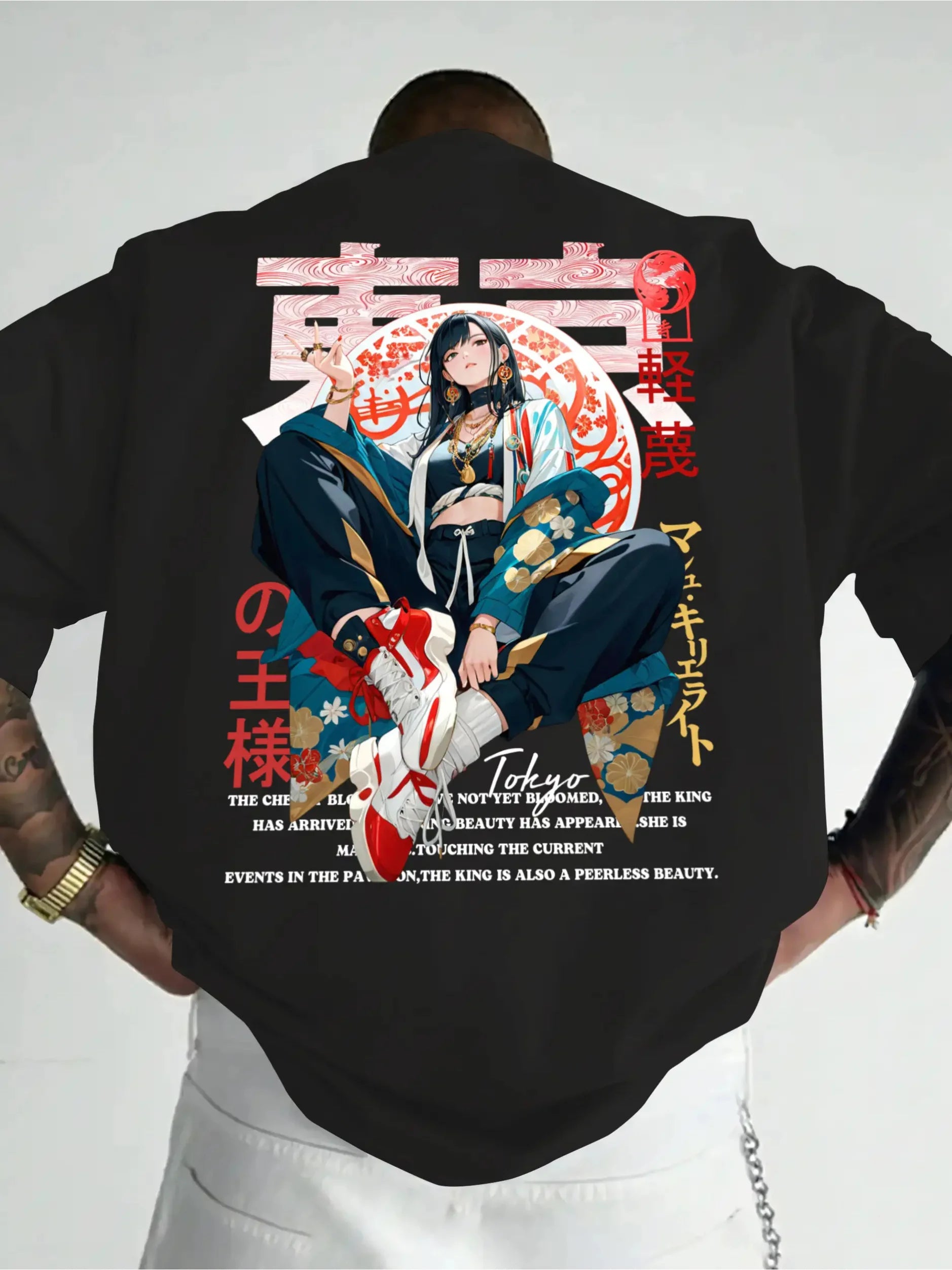 Anime Japanese Manga Print 100%cotton Trendy Men Woment T-shirt Summer Autumn Daily Sports Party Casual Loose Street ShortSleeve