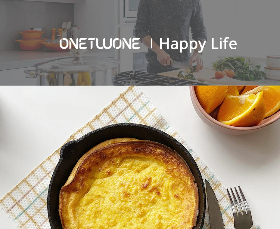 14/16/20cm Cast Iron Frying Pan,Non-stick Skillet Kitchen Fry Pot,Breakfast Pan Omelette  pancake pan,Induction Cooking Cookware