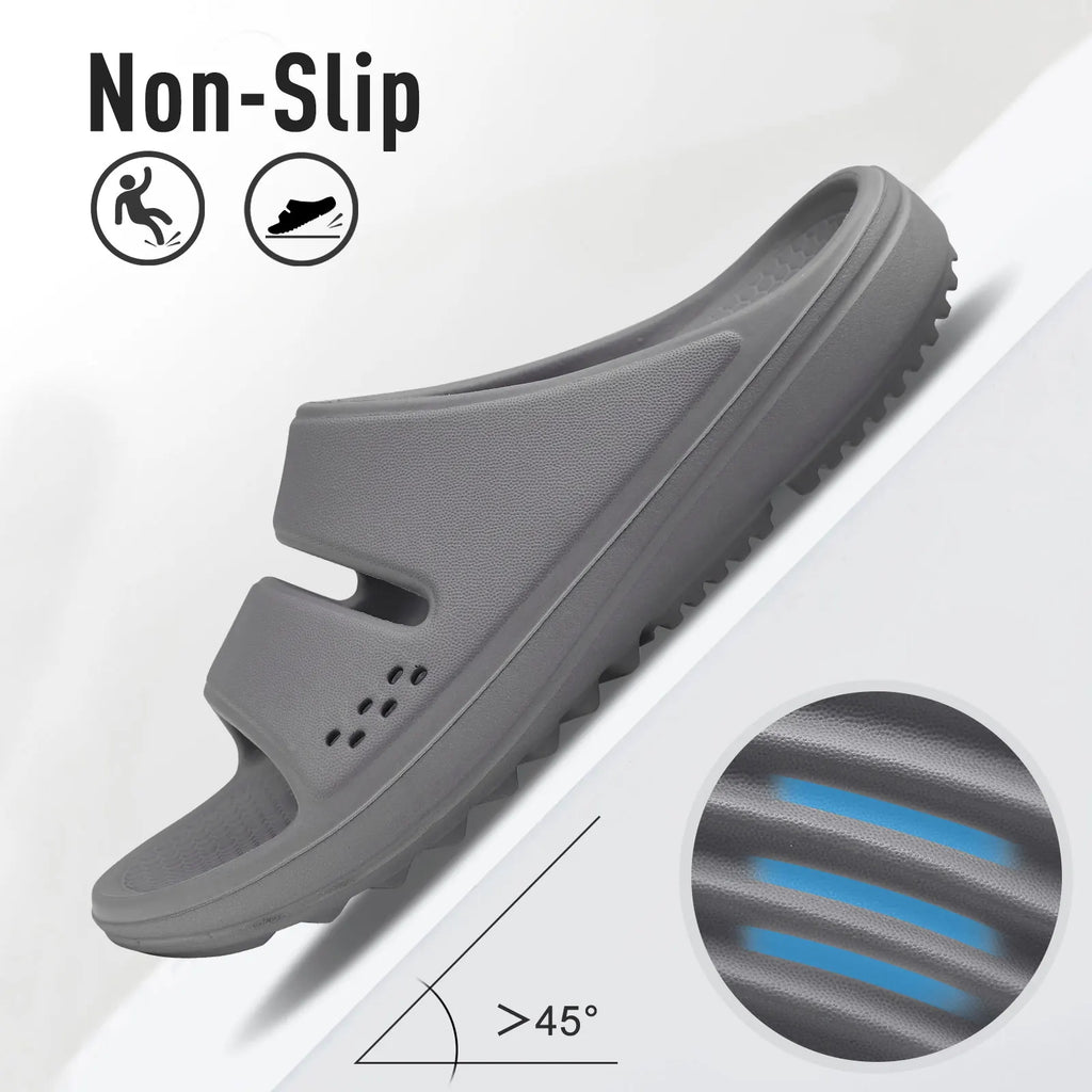 Bebealy Women Orthopedic Slippers With Arch Support Outdoor Men Slippers Soft Antiskid Home Slippers Indoor EVA Cloud Slippers