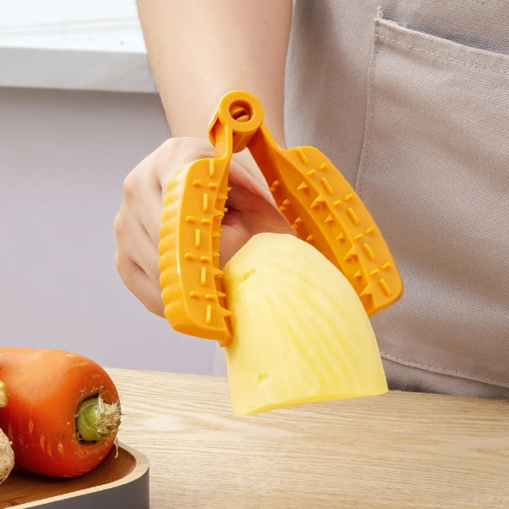 1pc Multifunctional Finger Guard for Food Cutting! Kitchen Essential, Protect Fingers While Slicing Veggies, Potatoes & More