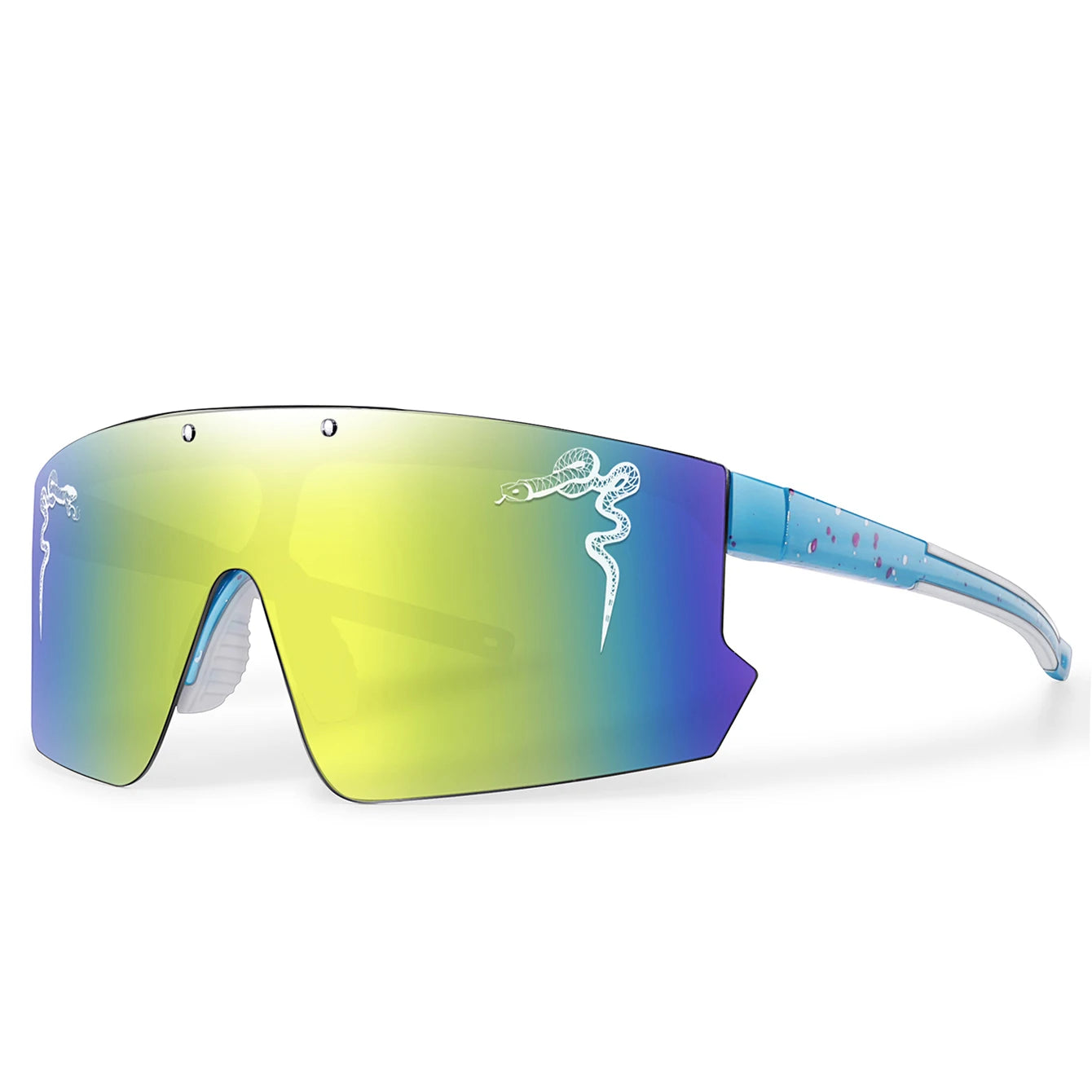 Brand 100 Cycling Sunglasses for Men and Women UV400 Protection 5 colors Big Frame Running Fishing Sports Eyewear