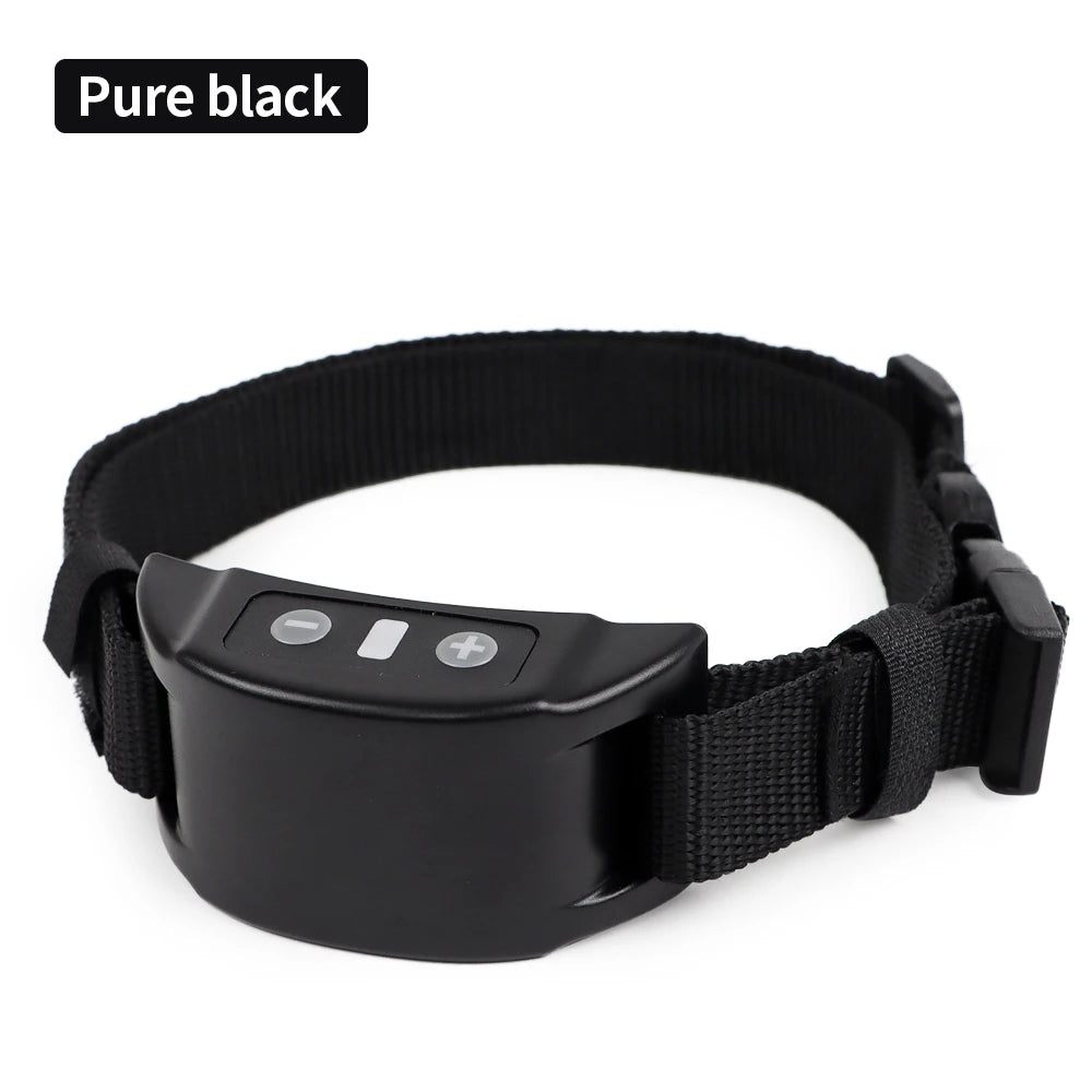 Automatic Bark Stop Device Electric Pet Dog Training Collar Adjustable Ultrasonic Barking Stop Fence Shock Vibration Dog Trainer