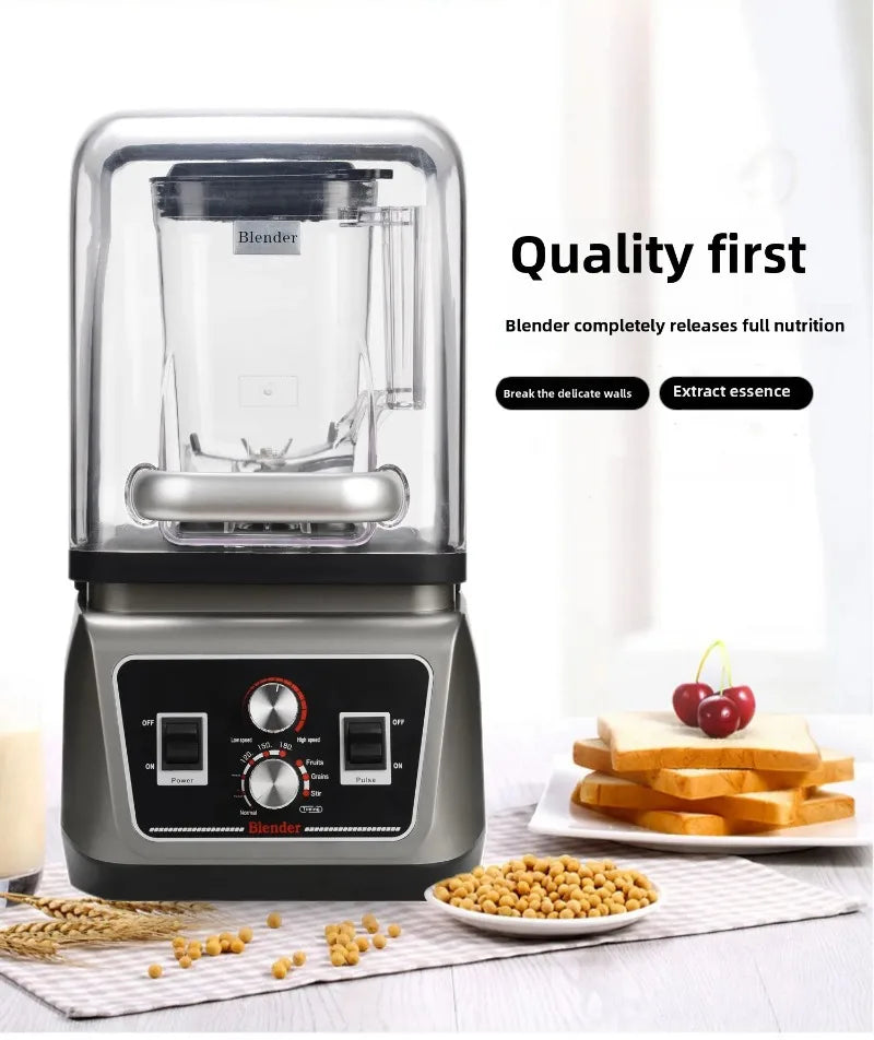 2L Blender Smoothie Maker Ice Crushing Machine,Household Ice Shaver Small Commercial Blender for Smoothies Protein Shakes Drinks
