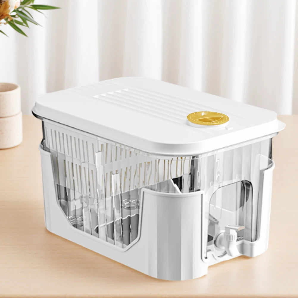 5/4L Cold Kettle with Faucet & Bracket Refrigerator Juice Pitcher Cold Water Pitcher for Party Refrigerator Drink Juice Iced Tea