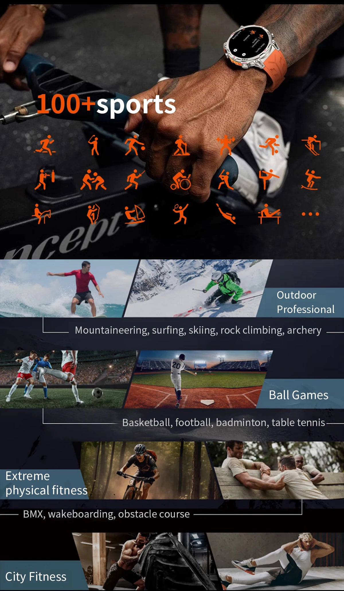 2026 New Outdoor GPS Sports Smartwatches Men Compass 10ATM Waterproof 24/7 Health Monitoring Chat GPT Bluetooth Call Smart Watch