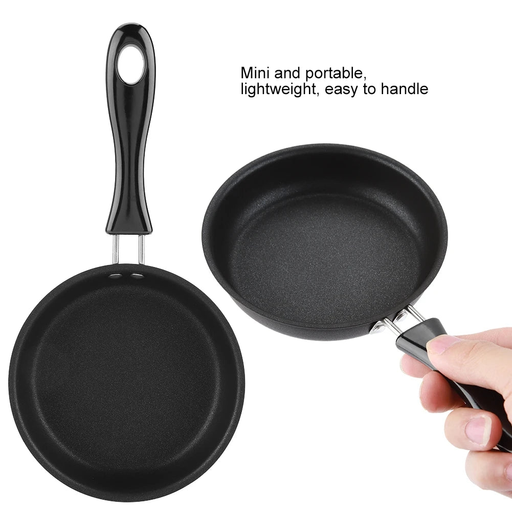 12cm Pan Frying Egg Skillet Pot Mini Cooking Omelette Pans Nonstick Saucepan Fry Omelet Cast Pancake Pots Kitchen Cookware