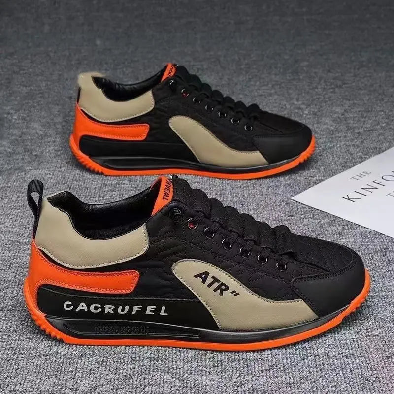 2025 New Men Sneakers Fashion Thick Sole Men Casual Shoes Luxury Breathable Outdoor Male Running Shoes Lace-Up Mens tennis Shoes