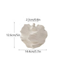 Ceramic Coral Vase Nordic Art Dry Flower Vase Pot Beige Matte Container for Flower Pampas Grass Living Room Tabletop Decoration