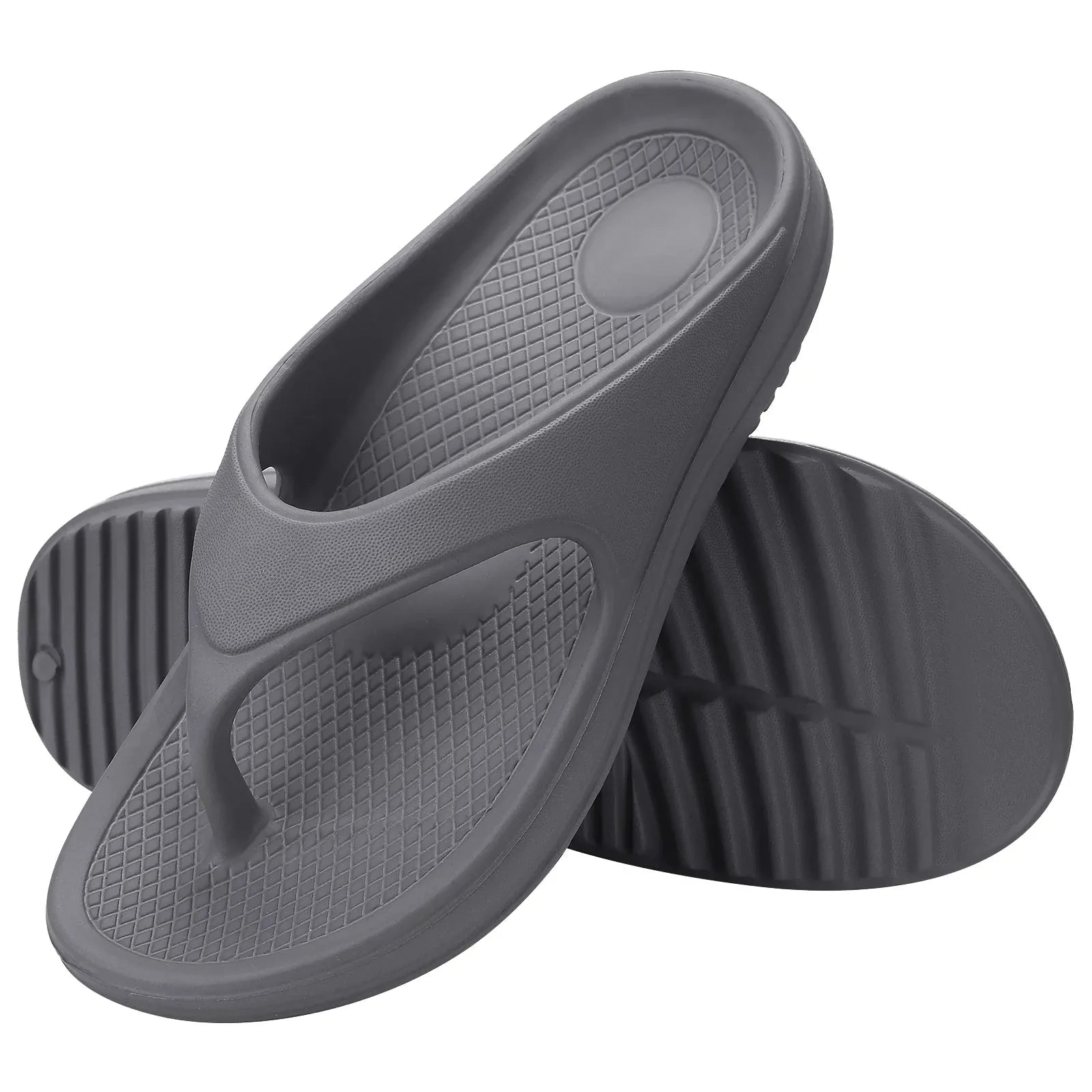 Bebealy Women Orthopedic Slippers With Arch Support Outdoor Men Slippers Soft Antiskid Home Slippers Indoor EVA Cloud Slippers