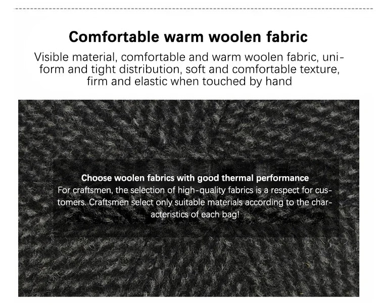 Baseball Cap Autumn Woolen Knitted Designer Men's Winter Cap Thicken Warm Hats with Earflaps Men's Brand Hats Dad Trucker Hats