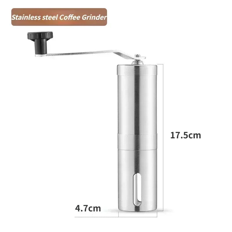 2025 Portable Stainless Steel Handmade Coffee Bean Grinder Multiple Legumes Grinder Easy To Clean Manual Coffee Grinder