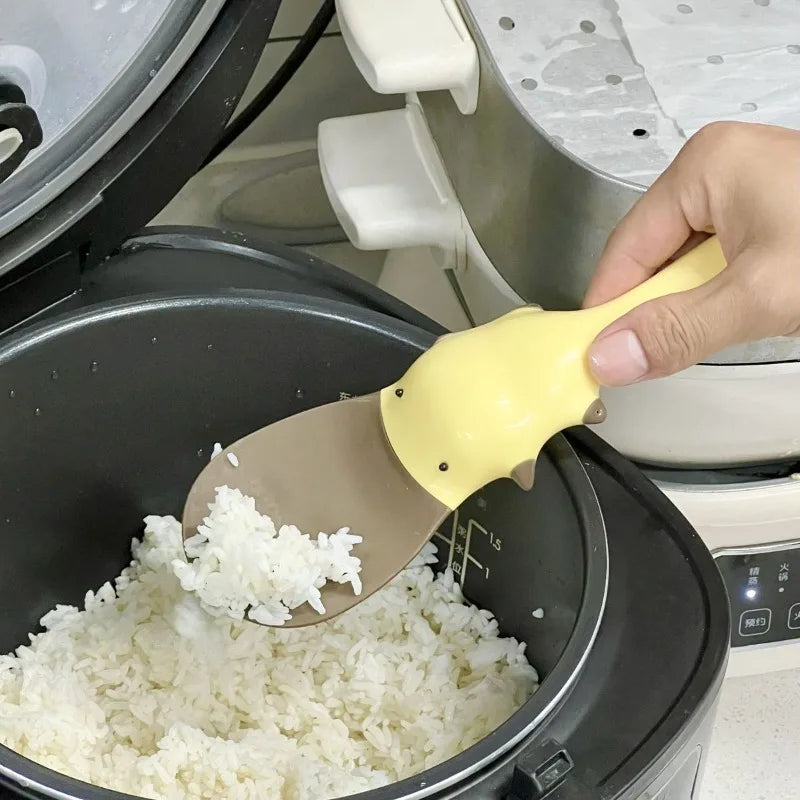 Creative Duckbill Platypus Rice Spoon Non Stick Rice Container Rice Cooker Food Grade Household High Temperature Resistant