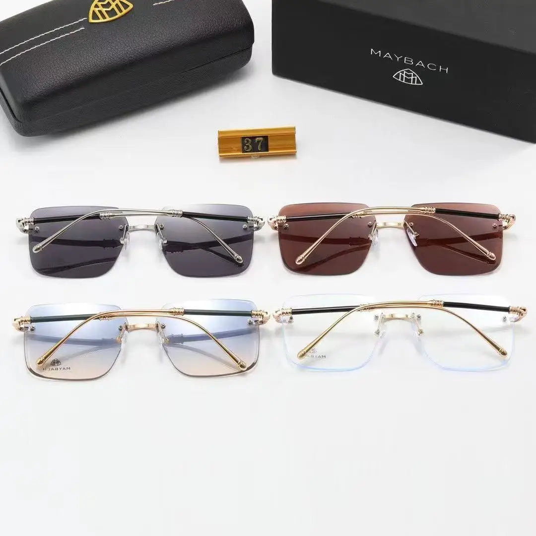 Car HighEnd Luxury Leisure Frameless Sunglasses Maybach S Class GLS480 GLS600 S450 S480 S500 S580 S600 S650 S680 Fashion Goggles