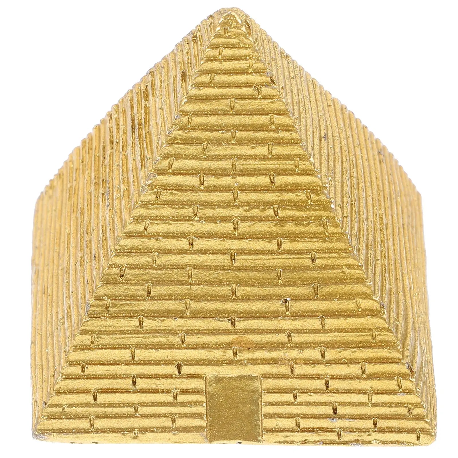Egyptian Pyramid Egyptian Pyramid Model Sand Table Decorative Model Resin Miniature Figurine Desktop Decor Home Decoration New