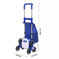 Electric Shopping Cart Folding Silent Outdoor Portable Stair Climbing Machine with Wheel Storage Bag Shopping Car Household Item