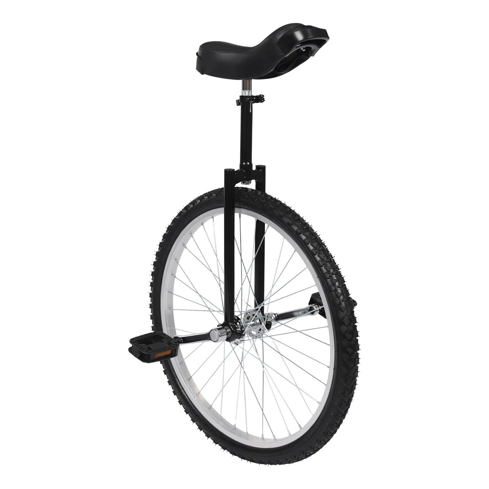 24-inch Wheel Unicycle Height Adjustable Unicycle Black/Yellow/Blue/Red Steel One Wheel Bike For Cycling Balance Training