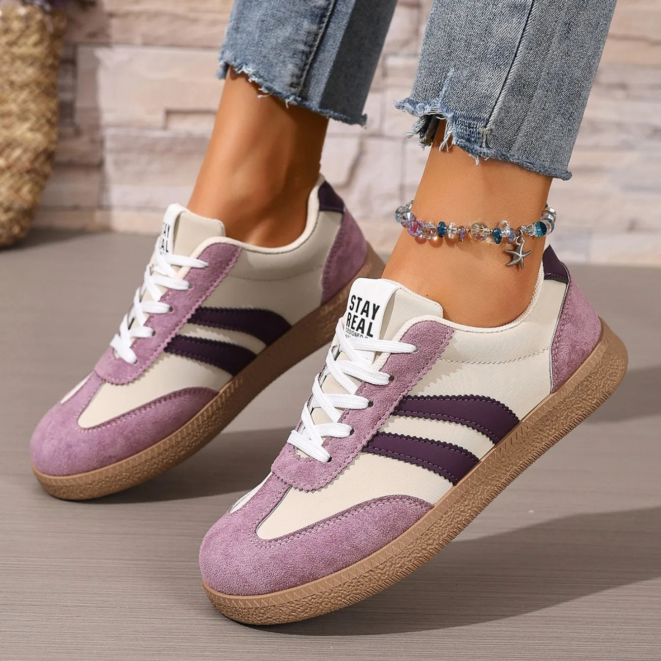 2025 New Women Sneakers Spring Luxury Flat Loafers Comfortable Slip on Soft Female Sneakers Lightweight Outdoor Shoes for Women