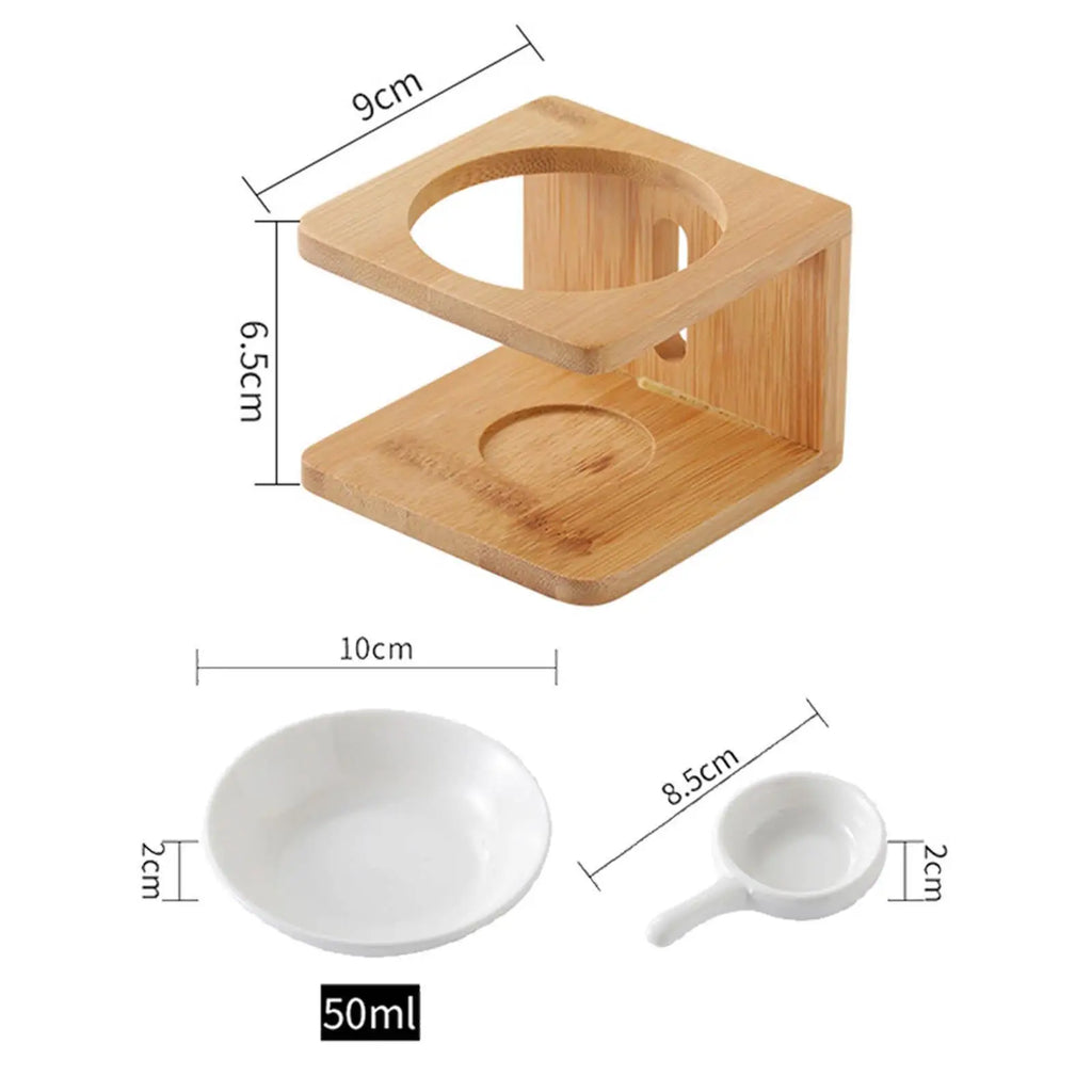 Ceramic Essential Oil Burner with Candle Holder Scented Wax Melt Burner Tealight Holder Decorative Centerpiece for Office Home