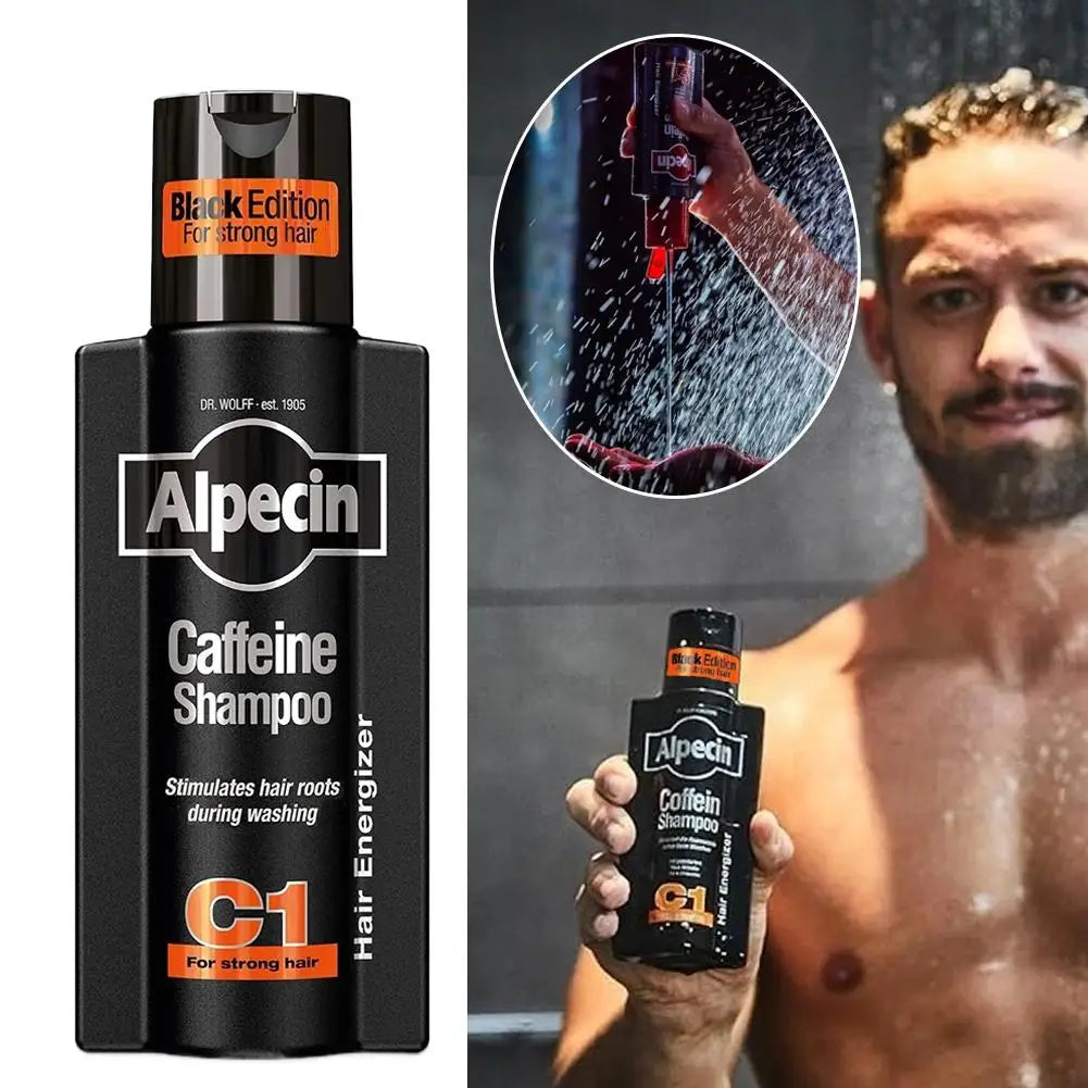 Alpecin Caffeine Shampoo Natural Coffee Extract Strengthen Hair Roots Deep Cleaning Oil Control Repair Damage Hair Care Shampoo