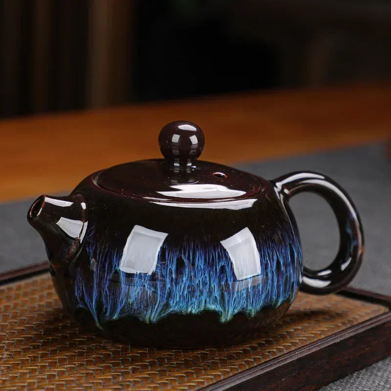 Classical Design Teapot Sets Gift Bag Drinkware Tea Sets Hand Painting Country Ceramic Chinese Tea Set Cup And Tea Pot Set NONE