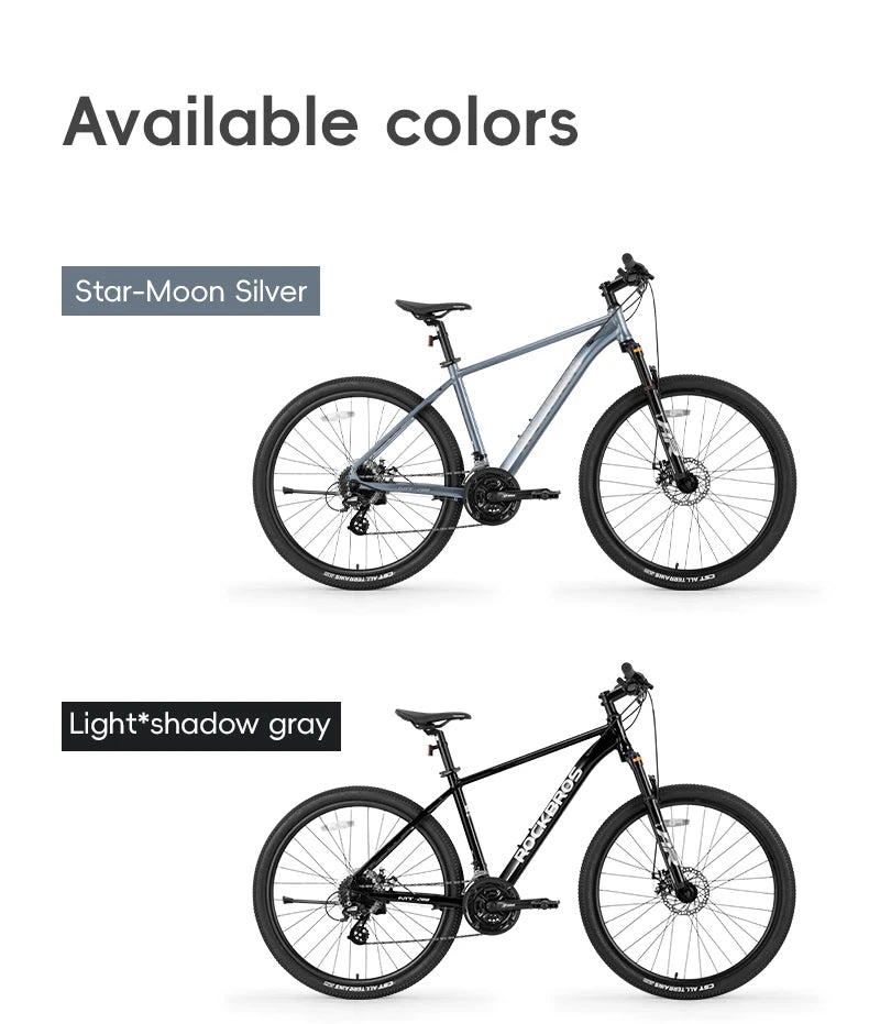 Adults Students Mountain Road Bike Aluminum Alloy 27.5-inch Internal Disc Brake 24-speed Bicycle For Men Women Bike