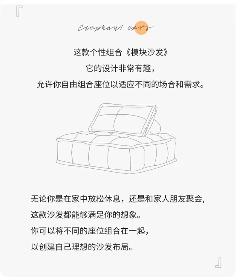 Compression Sofa High-end Light Luxury Living Room Boneless Sofa Small Apartment Three-seater Fabric Double Tofu Block Sofa