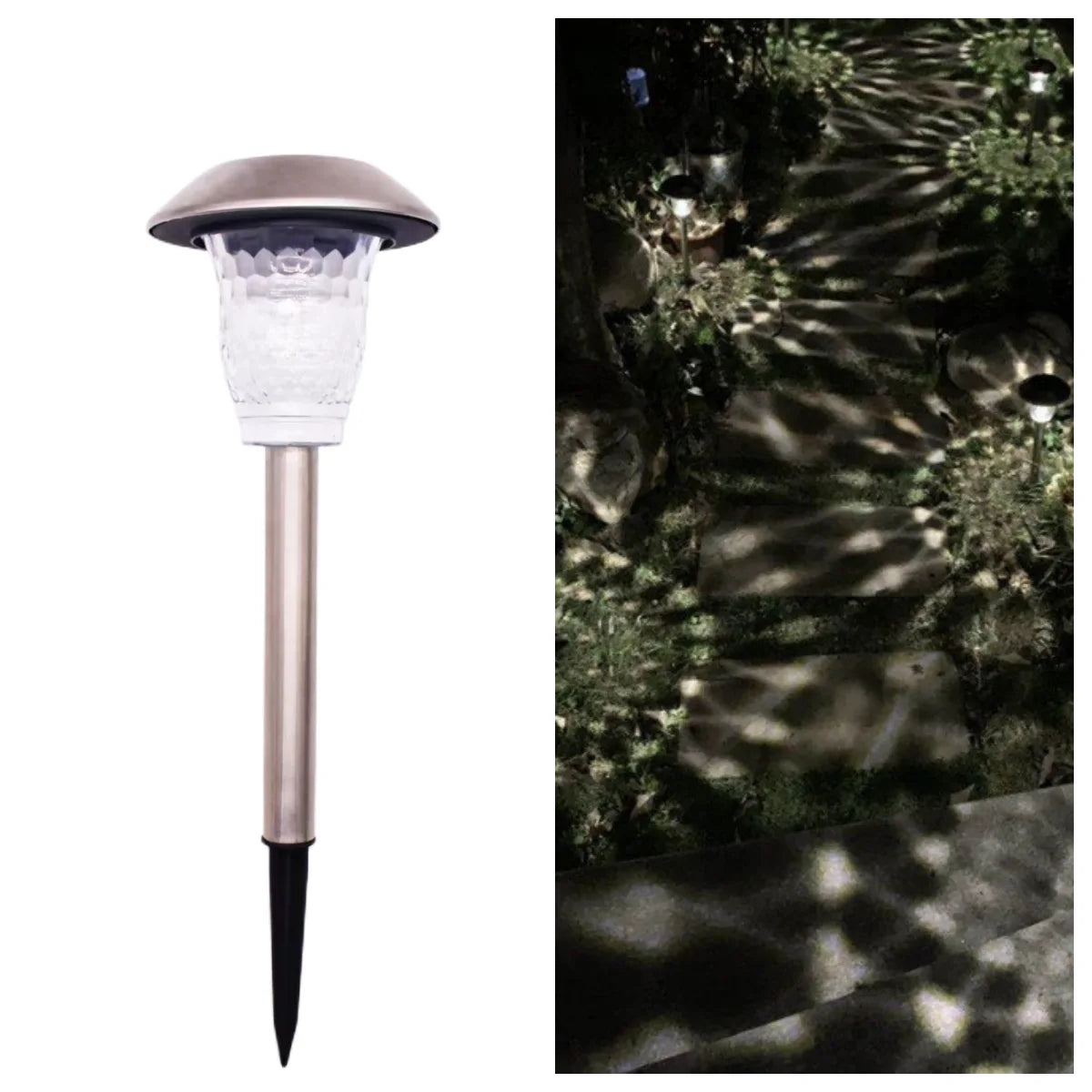 Courtyard Outdoor Lighting, Garden Lamps, Solar Lawn Lamps, Garden Landscape Light and Shadow Atmosphere Lawn Lamps