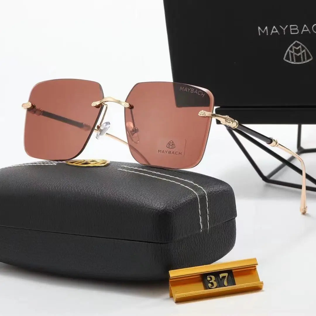 Car HighEnd Luxury Leisure Frameless Sunglasses Maybach S Class GLS480 GLS600 S450 S480 S500 S580 S600 S650 S680 Fashion Goggles