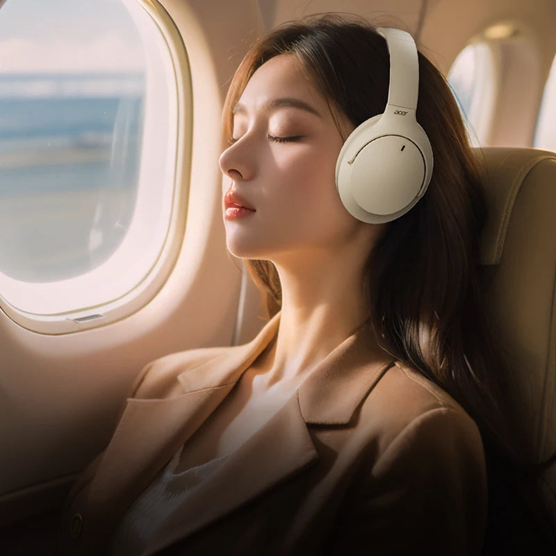 Acer OHR305 ANC Wireless Headphones Head Tracking 3D Spatial Audio -42dB ANC Bluetooth 5.4 HIFI Headset ENC HD Mic Low-Latency