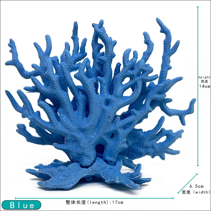 Aquarium Decoration Aquarium Coral Simulation Artificial Fake Coral Fish Tank Plants Landscape Decoration Aquarium Decor