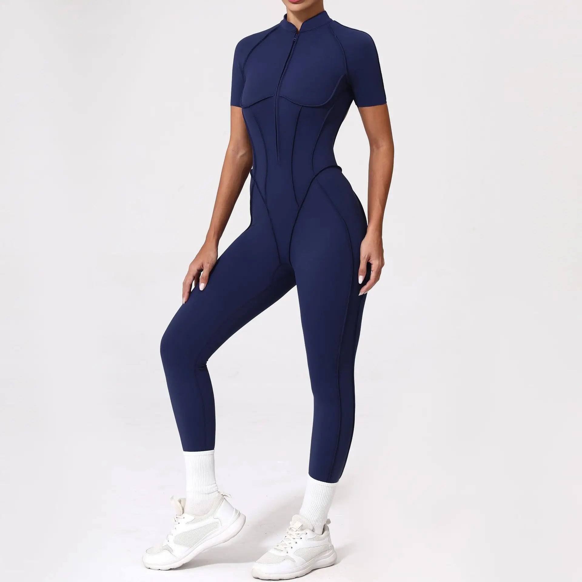 2025 New Style Women Yoga Apparel Workout Suit Gym Clothing Outdoors Sports Suit Short Sleeves Long Pants Suit Fitness Suit Set