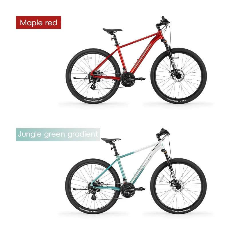 Adults Students Mountain Road Bike Aluminum Alloy 27.5-inch Internal Disc Brake 24-speed Bicycle For Men Women Bike