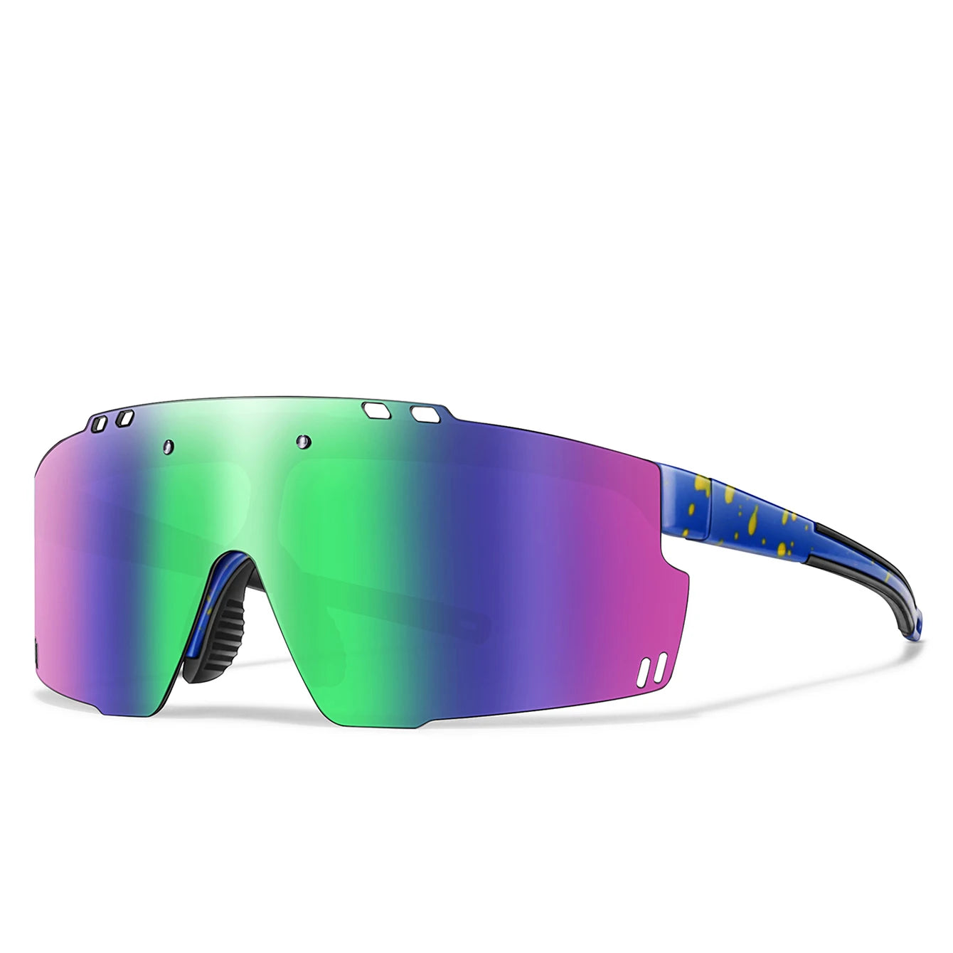 Brand 100 Cycling Sunglasses for Men and Women UV400 Protection 5 colors Big Frame Running Fishing Sports Eyewear
