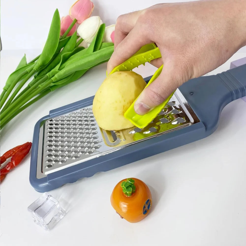 1pc Multifunctional Finger Guard for Food Cutting! Kitchen Essential, Protect Fingers While Slicing Veggies, Potatoes & More
