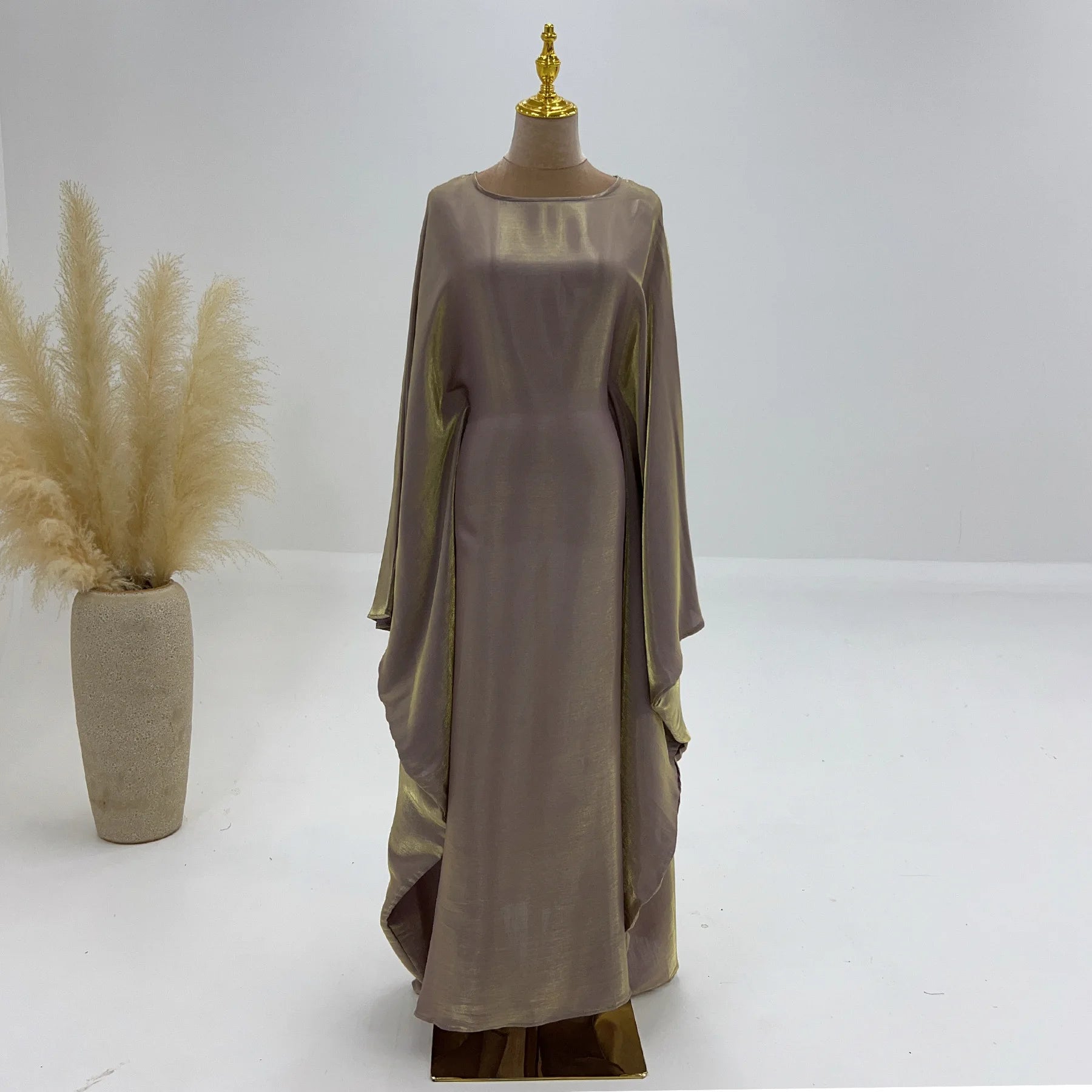 Ele Loose Robe Dr iny Fabric Par Dr Spring Summer Glowing Long Dr Women's plus Size Ele Gown
