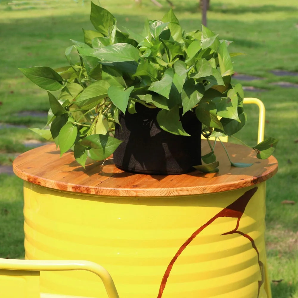 10PCS Fabric Pots Garden Grow Bags 1-2Gallon Round Planting Container Fabric Planter Pot For Plants Nursery Pot