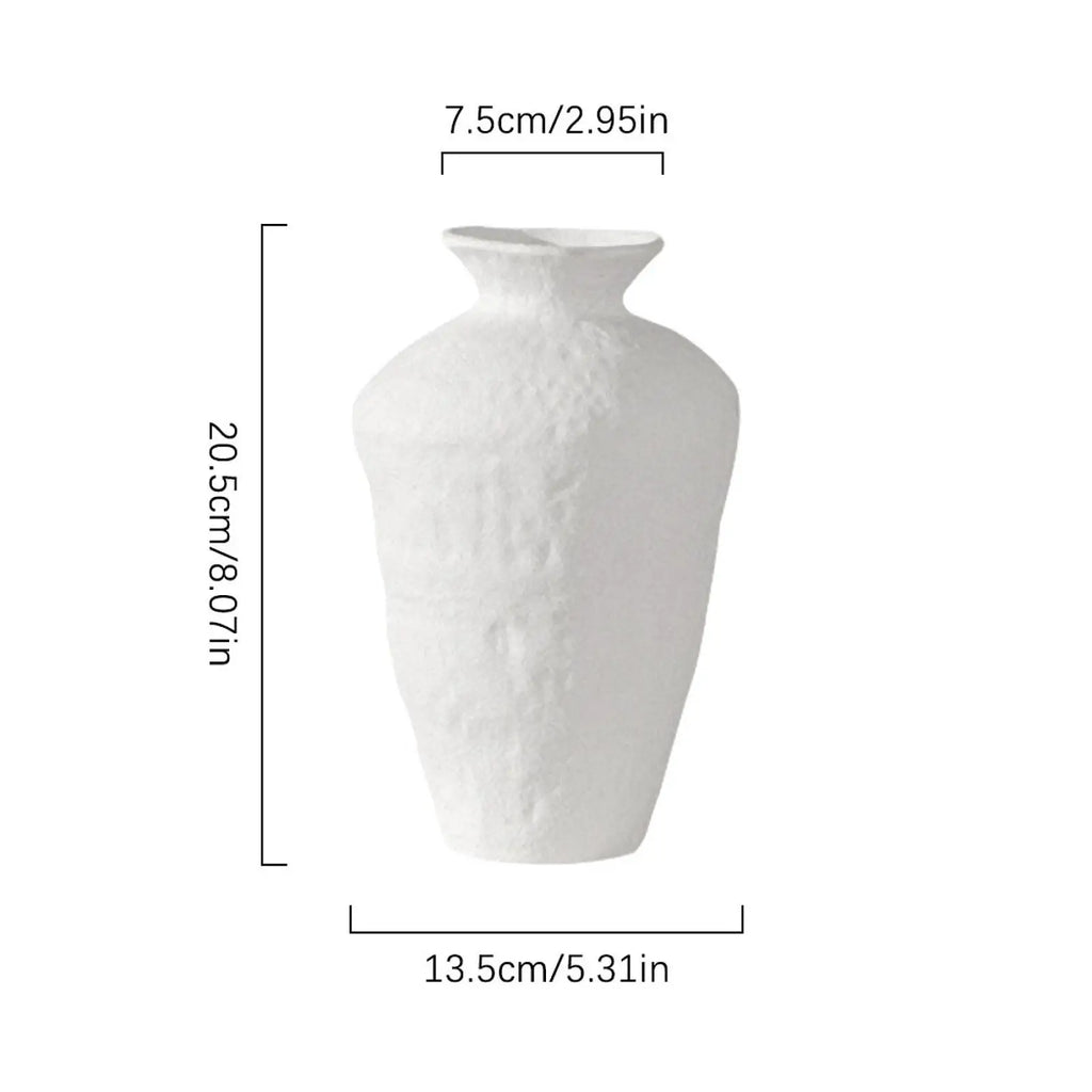 Ceramic Flower Vase,Minimalism Style Decoration,Nordic Style Modern Flower Pot,Art Vase for Desk Office Table Decoration