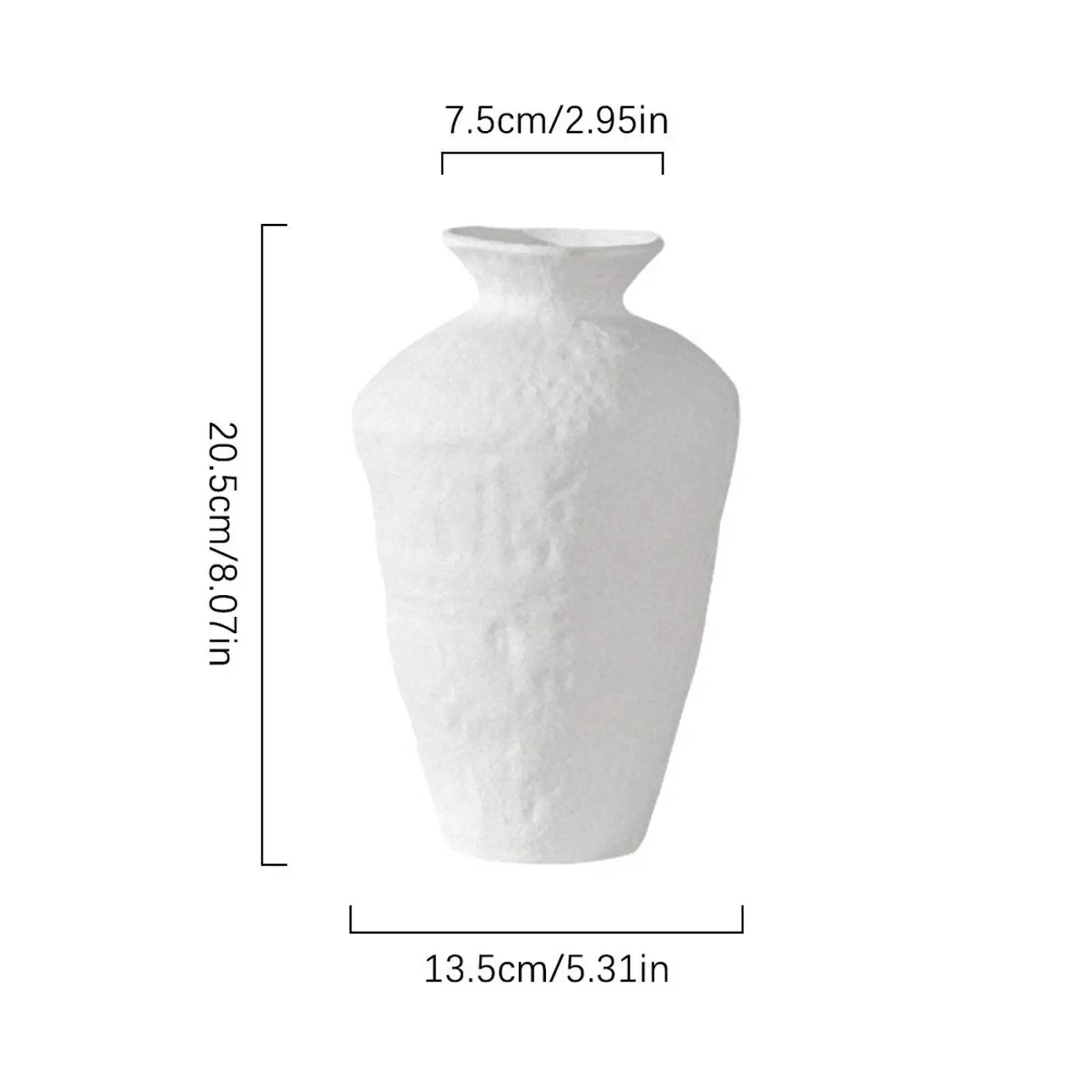 Ceramic Flower Vase,Minimalism Style Decoration,Nordic Style Modern Flower Pot,Art Vase for Desk Office Table Decoration