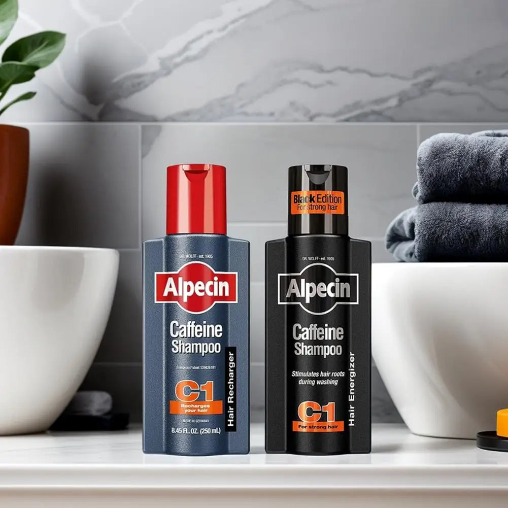 Alpecin Caffeine Shampoo Natural Coffee Extract Strengthen Hair Roots Deep Cleaning Oil Control Repair Damage Hair Care Shampoo