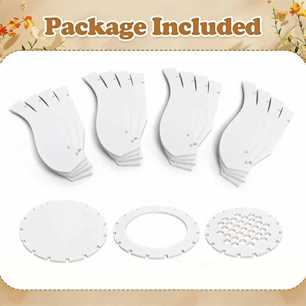 Assemble Wood Vase Craft Kit Versatile Tabletop Decor & Engaging Activity Present For Craft Lovers