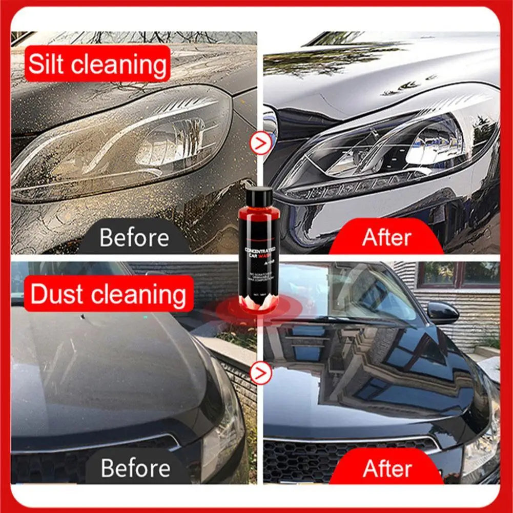 100ML Car Cleaning Foam Large Capacity High Concentration Super Foam Car Wash Liquid Auto Washing Shampoo Car Wash Supplies