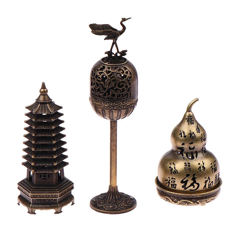 Brass Incense Burner Metal Aromatherapy Holder Unscented Ideal For Yoga Meditation Bedroom AmbianceHome Decor